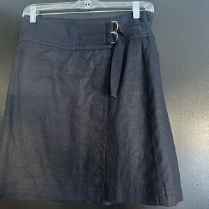 Elegant Dark Denim Women's Skirt